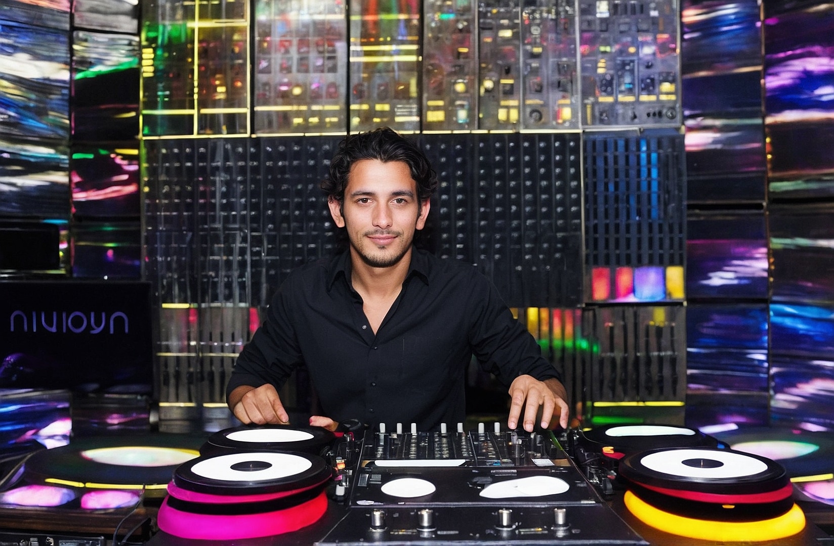 DJ actuando frente a público